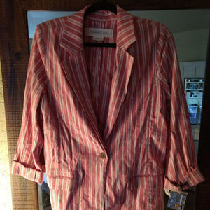 NWT Treasure & Bond 3/4 sleeve linen blazer Medium
